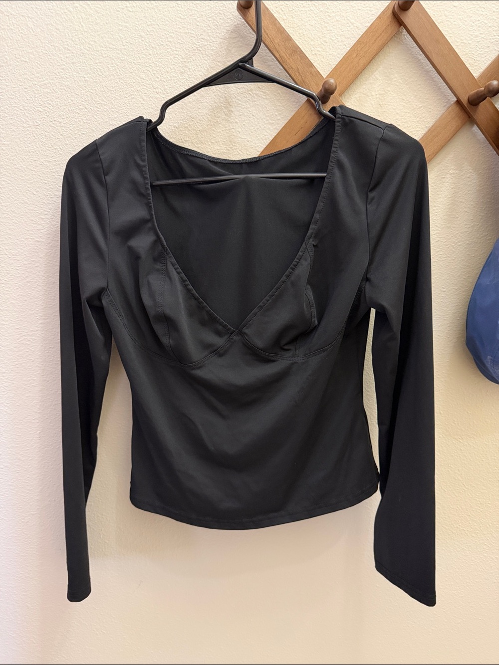 Black Whimsigoth V-Neck Women's Top